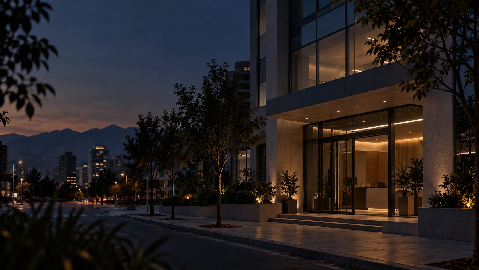 Entrada del centro Therapy Salud en Las Condes